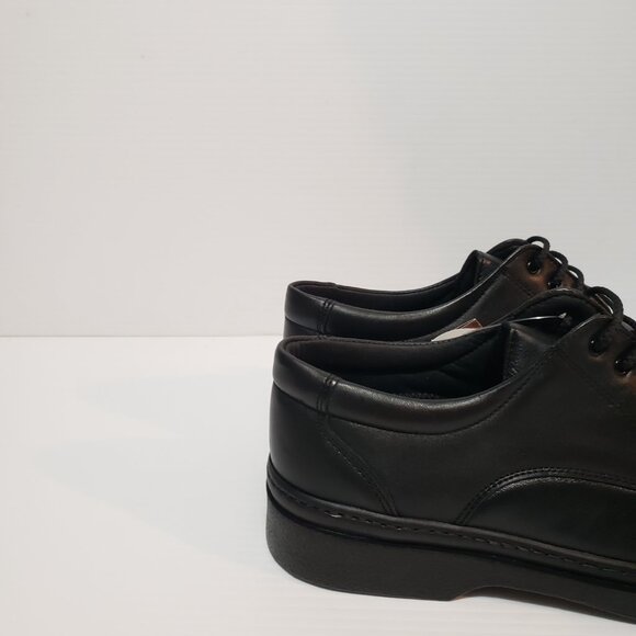 5054 Black Leather Pinosos Comfort Men’s Lace up Shoes - FCM24 - Picture 9 of 13